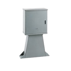 Contenitore CVT/PT/0-P in resina grigio RAL 7040 IP44 IK10 con ventilazione naturale per installazioni elettriche esterne