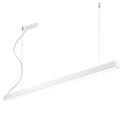 Sistema lineare LED 24W bianco sospensione soffitto uffici spazi commerciali