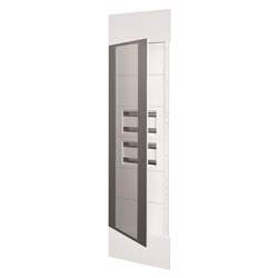 Kit colonna incasso DOMO CENTER H2700 porta vetro RAL9003 distribuzione domotica dati