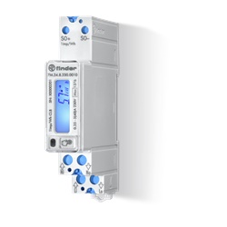 Contatore energia monofase 40A digitale display retroilluminato misurazione consumo elettrico civile industriale