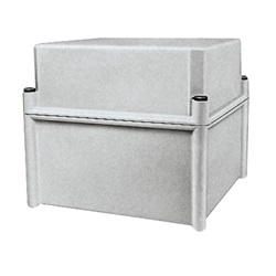 Cassetta PLS, retro in poliestere, copertura PC opaca IP65 36x54x23cm