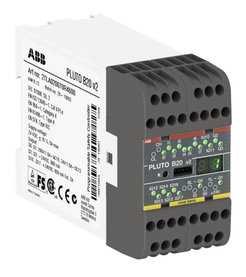 PLC sicurezza PLUTO B20 V2 20 I/O compatto programmabile per automazione industriale