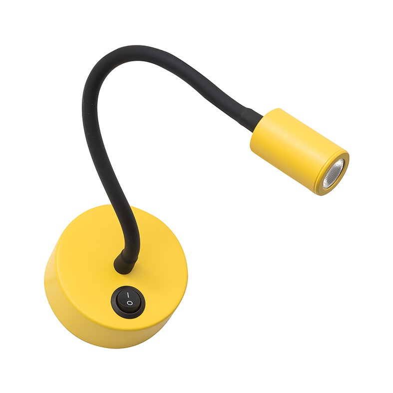 LAMPADA PARETE LED 3K GIALLO 3W