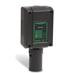 Rivelatore metano CH₄ industriale autonomo, sensore catalitico, 3 relè allarme + 1 guasto, alimentazione 12-24VDC, IP65