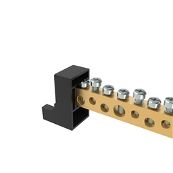 Supporto morsettiera 9x6 PA66 robusto per applicazioni elettriche professionali