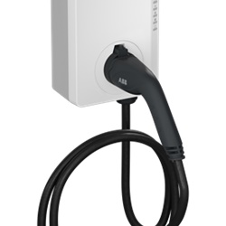 Wallbox Terra AC 22 kW 3-fasi cavo 5m spina tipo 2 RFID 4G ricarica veicoli elettrici