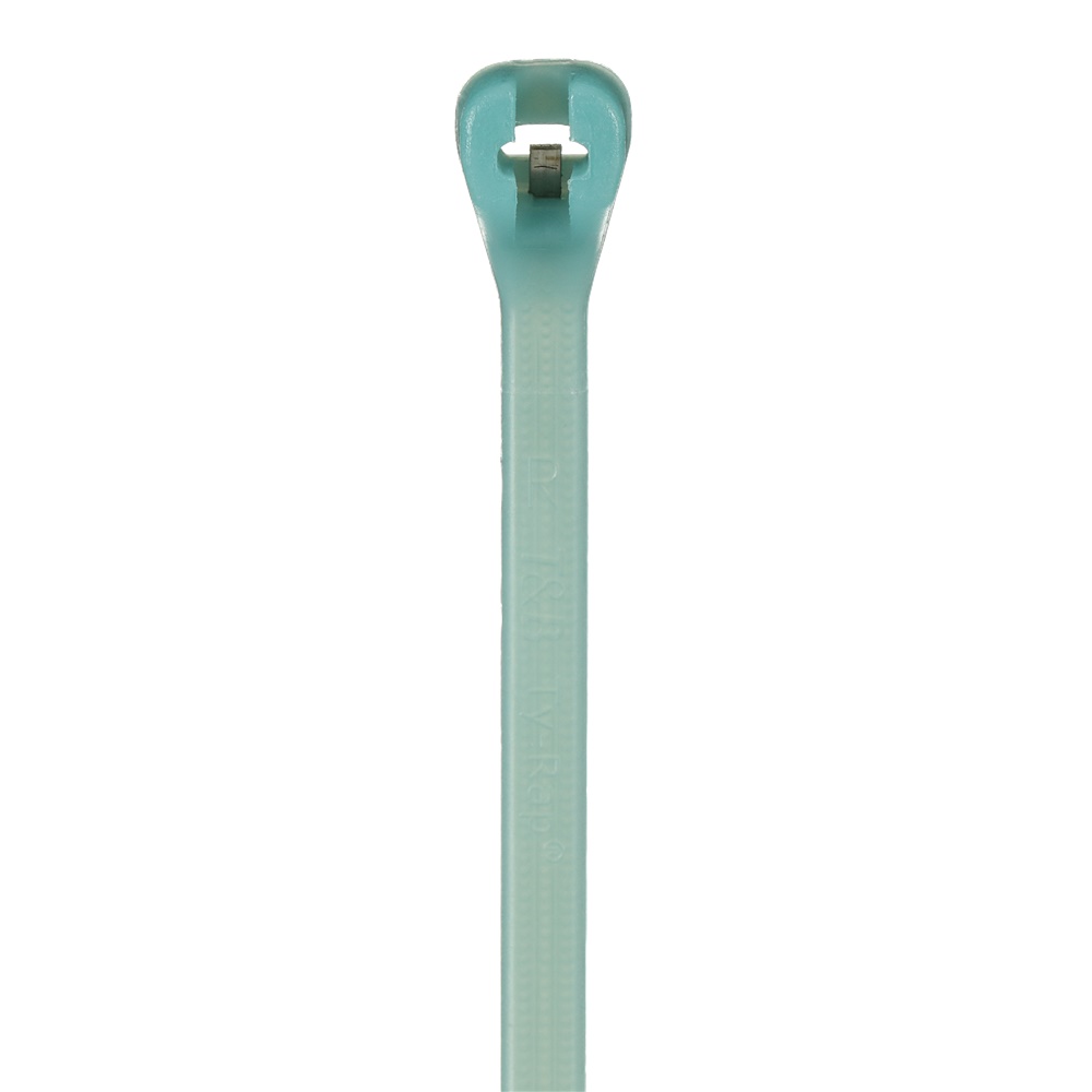 Fascetta alta prestazione ETFE 4,8x186mm 50lb resistente fino 150°C acquamarina 100 pezzi