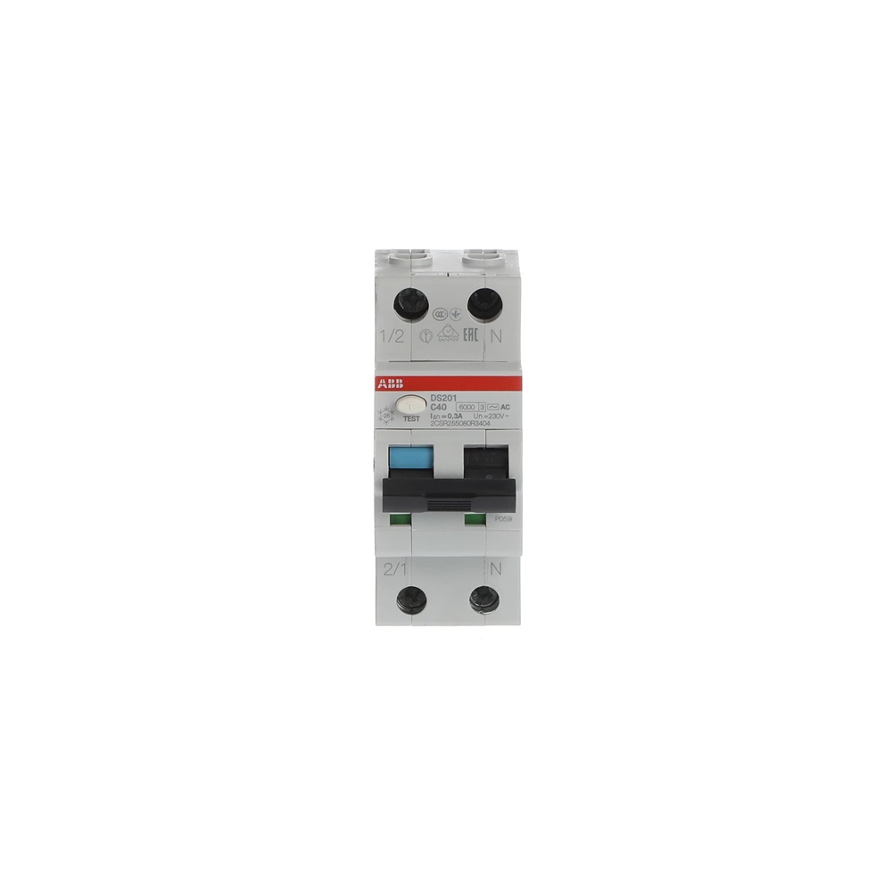 Interruttore differenziale magnetotermico 1P+N 25A 300mA tipo AC per impianti residenziali e commerciali