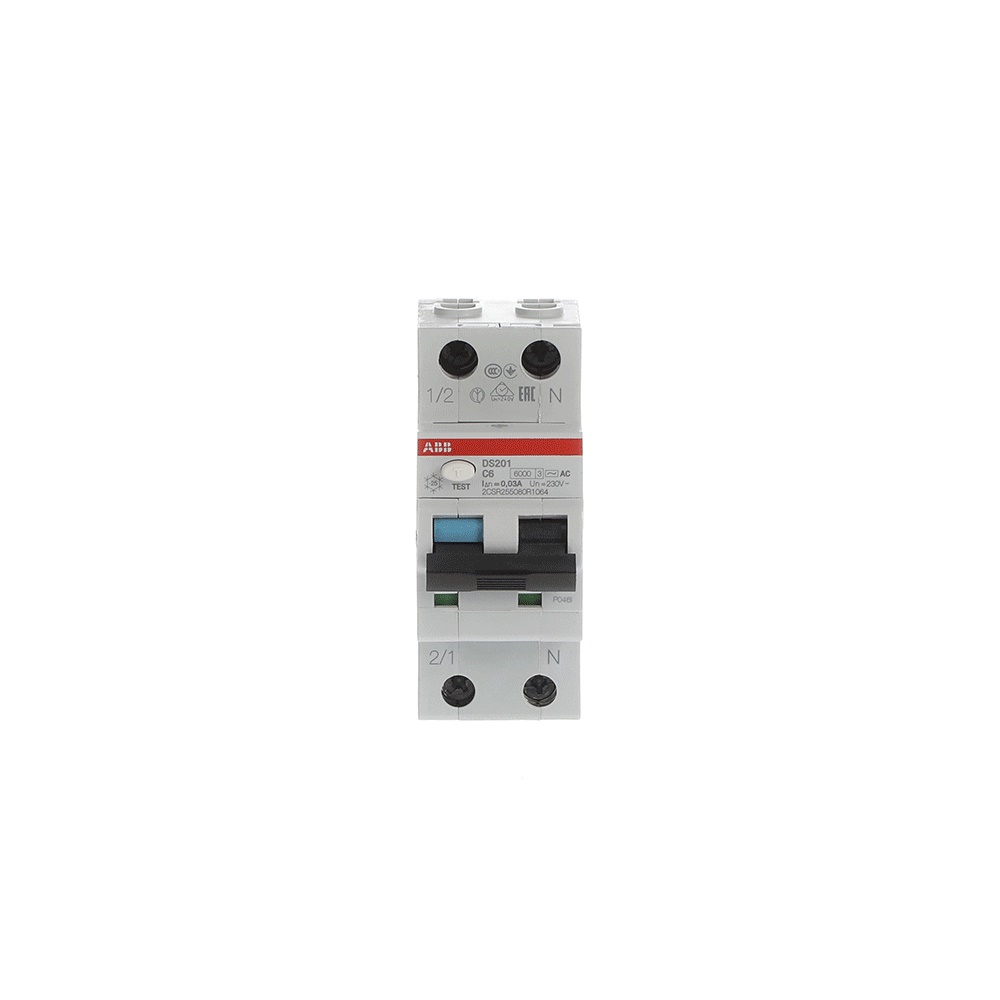 Interruttore differenziale magnetotermico 1P+N 6A 30mA tipo AC protezione impianti residenziali e commerciali
