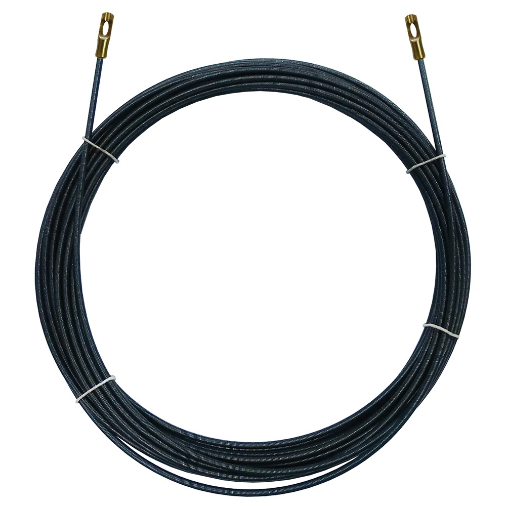 Sonda trefolo acciaio ø 3 mm 5 m terminali occhiello pre-crimpati installazione elettrica