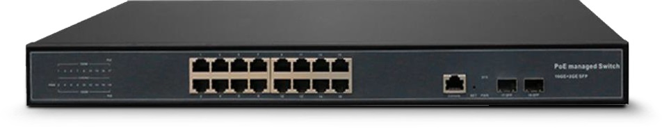 SWITCH 18PORTE POE, MAX 150W FUNZIO