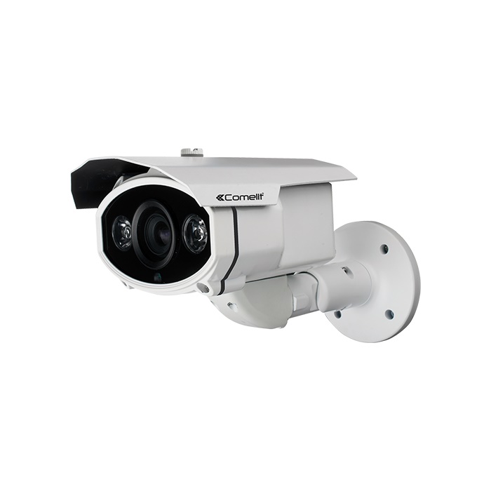 Telecamera IP bullet bianca 5MP, varifocale 2.8-12mm autofocus, IR LED array 50m, IP66, ONVIF