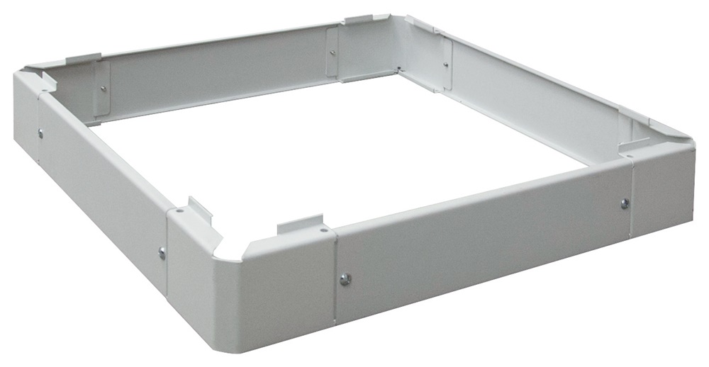 Zoccolo per armadi 640x640 mm RAL 7035 base protezione armadi elettrici