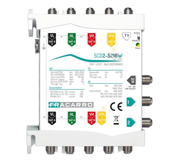 SCD2-5216W MSW SCD2 5IN WB 2OUT FVM