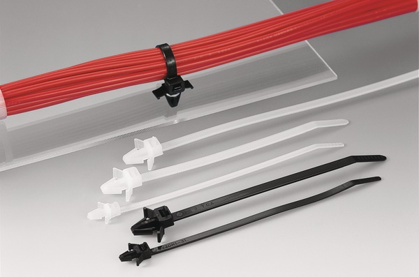 Fascetta fissaggio a freccia RT18RSF riutilizzabile ancoraggio sicuro spazi ristretti uso automotive aerospaziale quadri elettrici