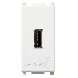  Alimentatore USB A+C 5V 2,4A 1M bianco 
