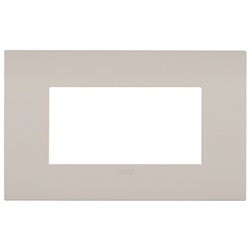 Placca Arké Fit 4 Moduli Metallo Sabbia di Lipari Design Moderno