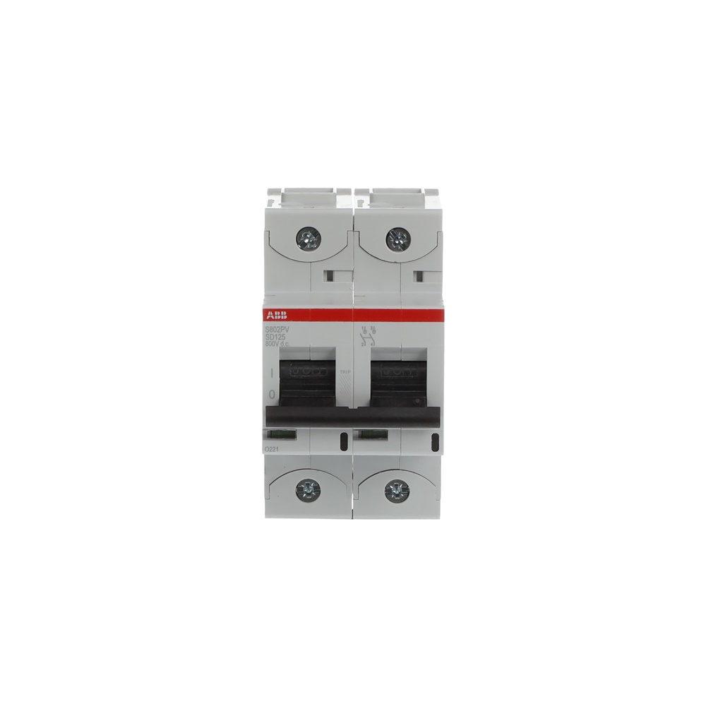 Interruttore di manovra DC 2 poli 125A 800V S802PV-SD125 alta prestazione