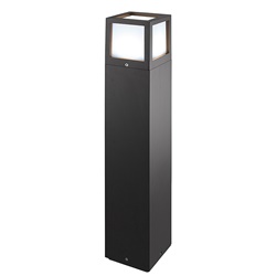 Bollard LED 15W 270° antracite IP65 resistente esterno giardini vialetti