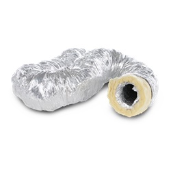 Canale flessibile isolato acustico AFD-ACU 125-10 aspirazione ventilazione residenziale