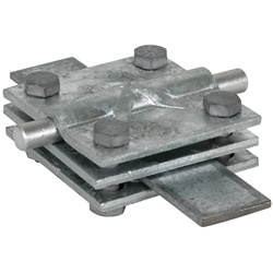 MORSETTO A CROCE INOX PER TD 7-10/7
