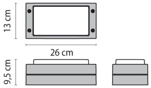 BLIZ LED RING 14W 4000K GR/M
