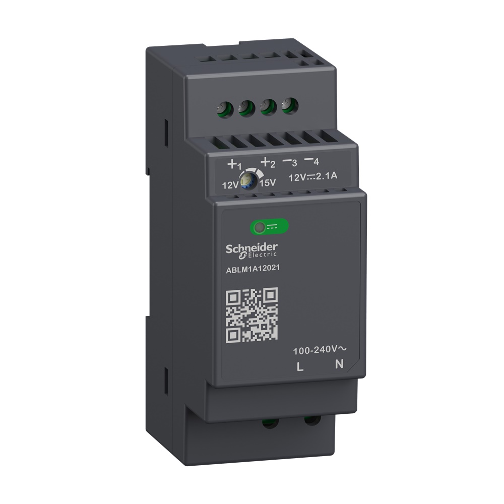 Alimentatori switching, 100-240 V AC, 12 V 2.1 A, monofase, Modulare