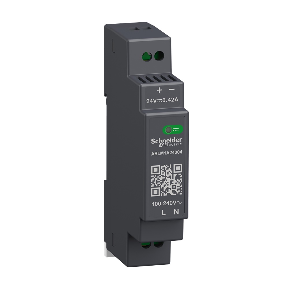 Alimentatori switching, 100-240 V AC, 24 V 0.4 A, monofase, Modulare