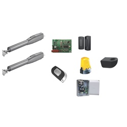 Kit telescopico ATS 3m 24V lamp per ante fino a 400 kg uso industriale