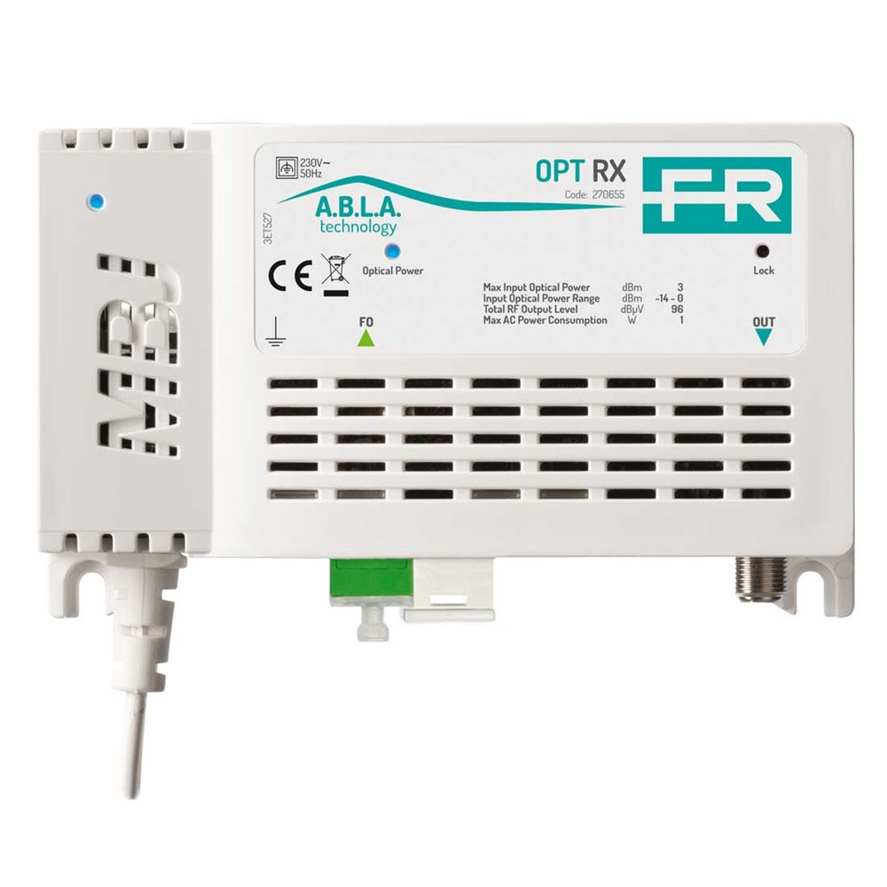 Ricevitore ottico OPT-MBJ-RX banda larga per fibra FTTH