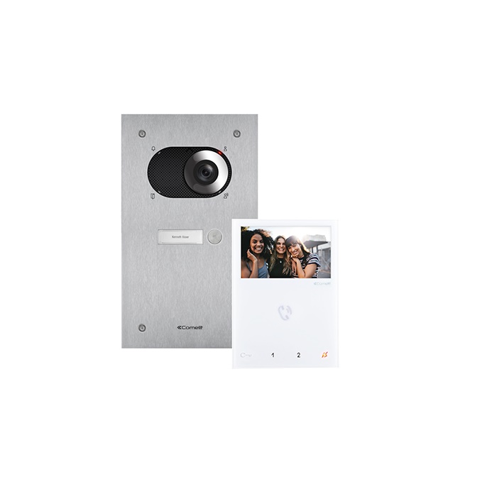 Serie Mini - Kit video Switch-Mini vivavoce, sistema Simplebus 2, espandibile 4 monitor