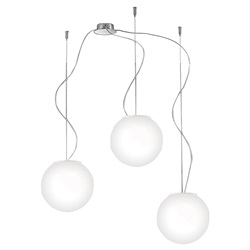 SOSPENSIONE E14 BIANCO 3X40W