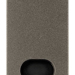 Tasto intercambiabile 1 modulo con diffusore illuminabile Metal per impianti elettrici