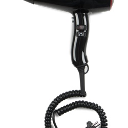 Asciugacapelli professionale VORTPHON 2000 P con motore durevole 2000h, 6 modalità aria e temperatura, sicurezza anti-surriscaldamento, cavo con spina shuko
