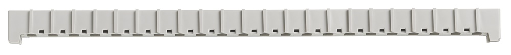 Staffa portamorsettiere innesto rapido removibile per centralini estetici 54-72 moduli grigio