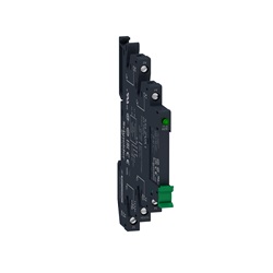 Relè statico slim pre-montato con base a vite,16-30VDC-1NO uscita 3.5A 1-24VDC