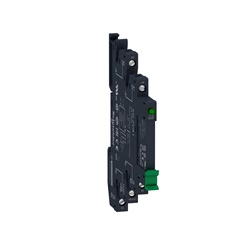 Relè statico slim pre-montato con base a vite,16-30VDC-1NO uscita 3.5A 1-24VDC