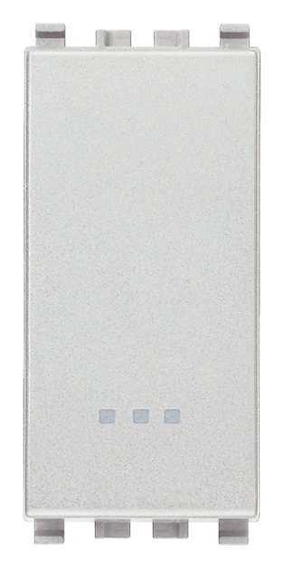 Interruttore 1P 20AX 250V illuminabile tasto sostituibile per lampade Next