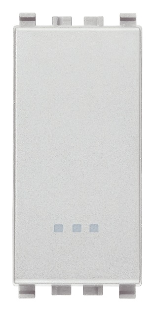 Deviatore 1P 20AX 250V illuminabile tasto sostituibile per impianti elettrici Next