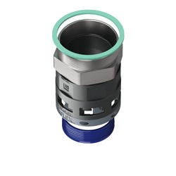 Raccordo Nero Ip68 Sm48 M63X1,5