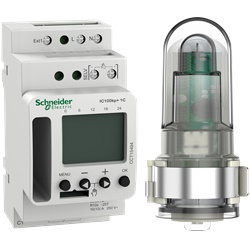 Interruttore crepuscolare programmabile digitale Acti 9 IC100kp+ 1 canale 1-99000 lux ciclo settimanale risparmio energia uso industriale e civile