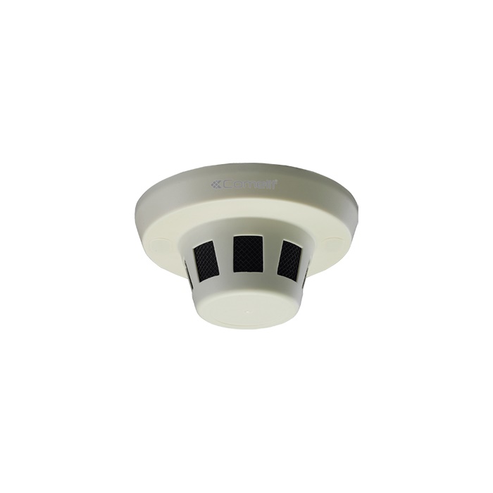 Telecamera AHD HD, ottica fissa 3.7mm, contenitore tipo smoke detector, interno
