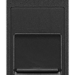 Adattatore portello RJ45 Keystone grigio