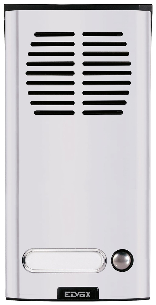 PLACCA PARETE AUDIO 1 PULS. GRIGIO