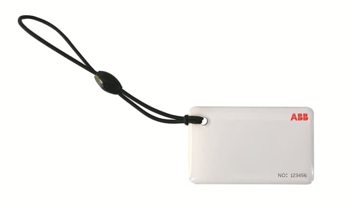 RFID tag ABB logo blister 5 pezzi controllo accessi tracciabilità industriale