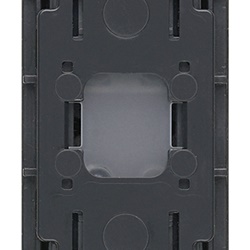 Meccanismo pulsante 1P NO 10A 250V assiale Flat/Tondo illuminabile per comandi elettrici