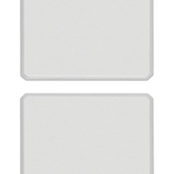 DUE TASTI FLAT NO SIMBOLI BIANCO