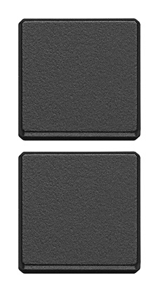 DUE TASTI FLAT NO SIMBOLI GRIGIO