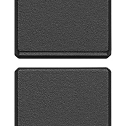 DUE TASTI FLAT NO SIMBOLI GRIGIO