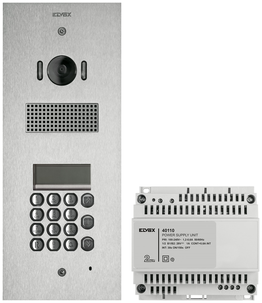 KIT STEELY 2F+ A/V TAST.+DISP.ACCIA